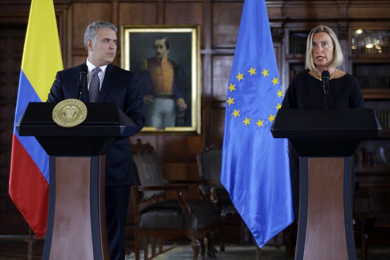 La UE promete ayudar a Colombia ante crisis de refugiados